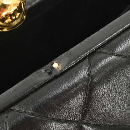 Chanel Black Lambskin Shoulder Bag