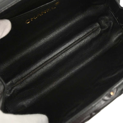 Chanel Black Lambskin Shoulder Bag