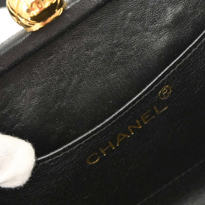 Chanel Black Lambskin Shoulder Bag