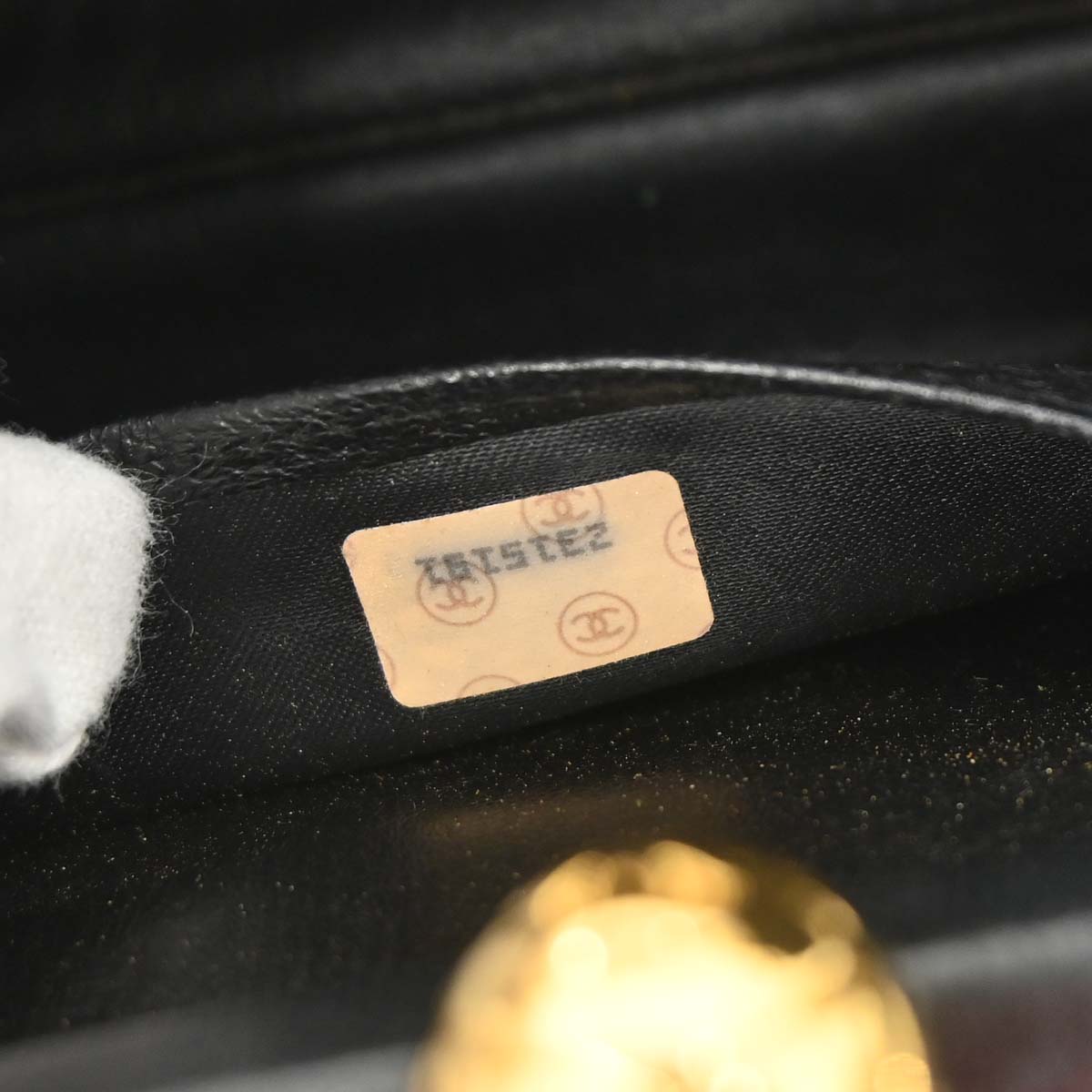 Chanel Black Lambskin Shoulder Bag