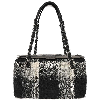 Chanel 2005-2006 Black Tweed Vanity Handbag Box