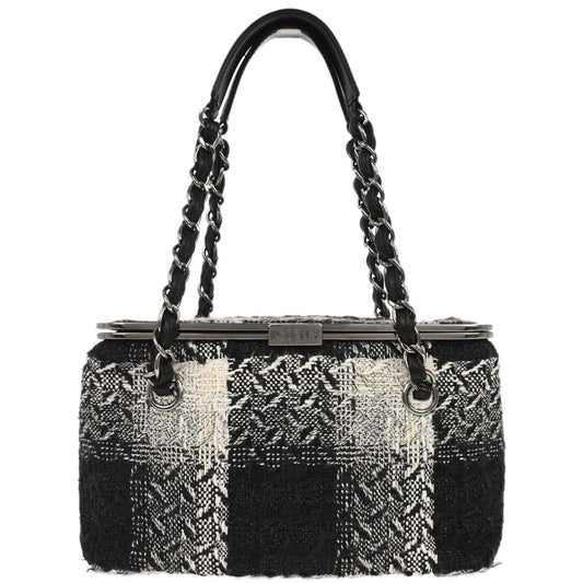 Chanel 2005-2006 Black Tweed Vanity Handbag Box