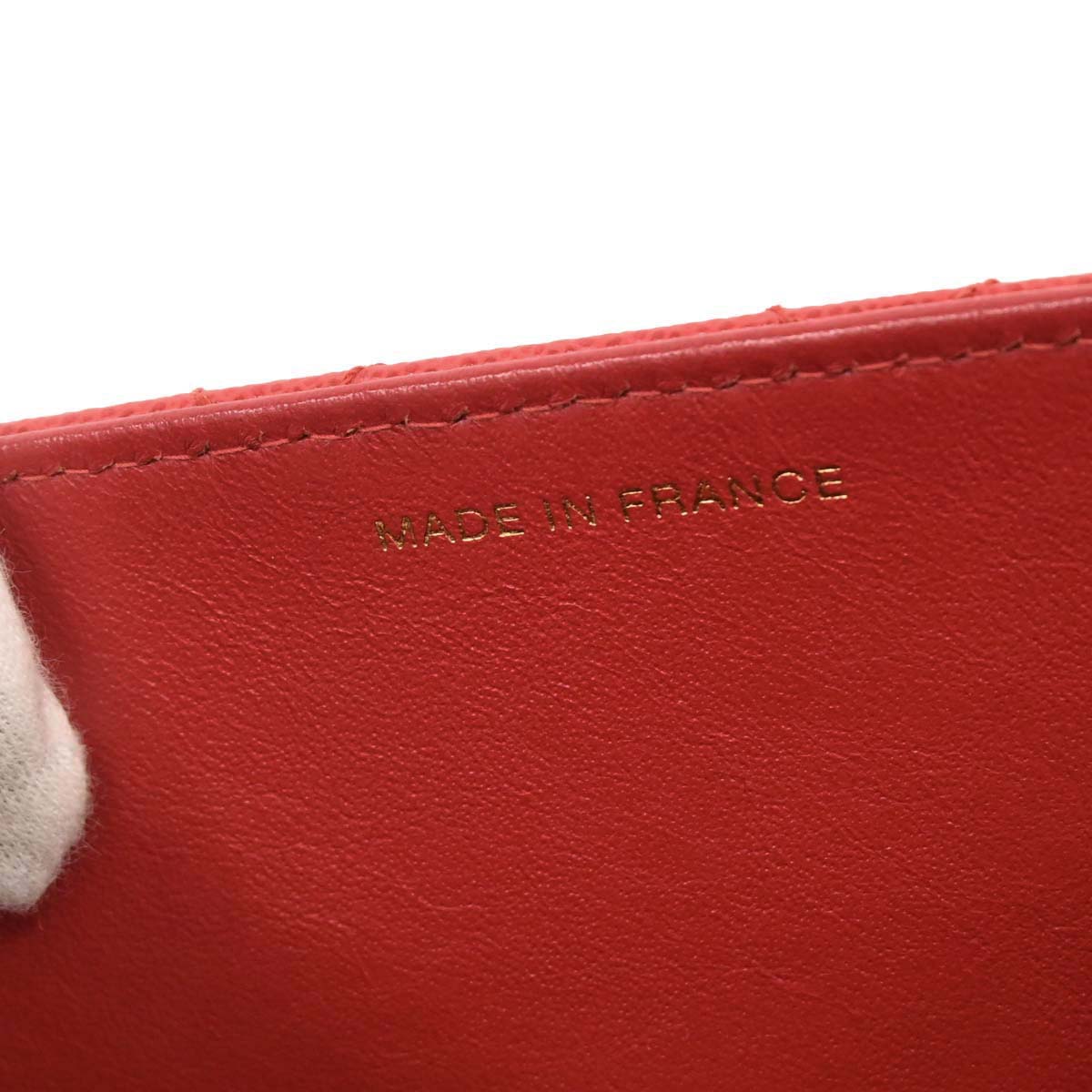 Chanel 1997-1999 Red Caviar Skin Handbag