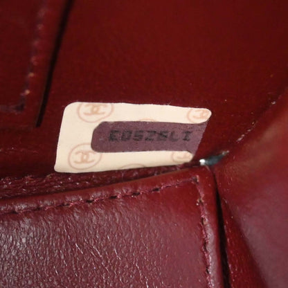 Chanel 1989-1991 Black Lambskin Straight Flap Shoulder Bag