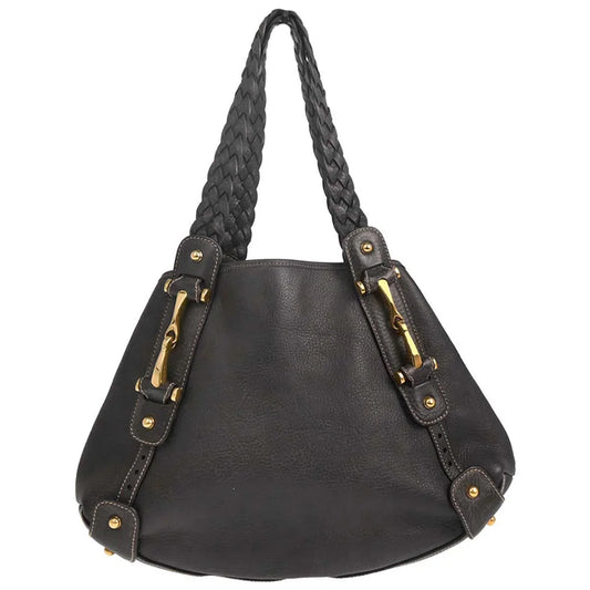 Gucci Gray Leather Handbag