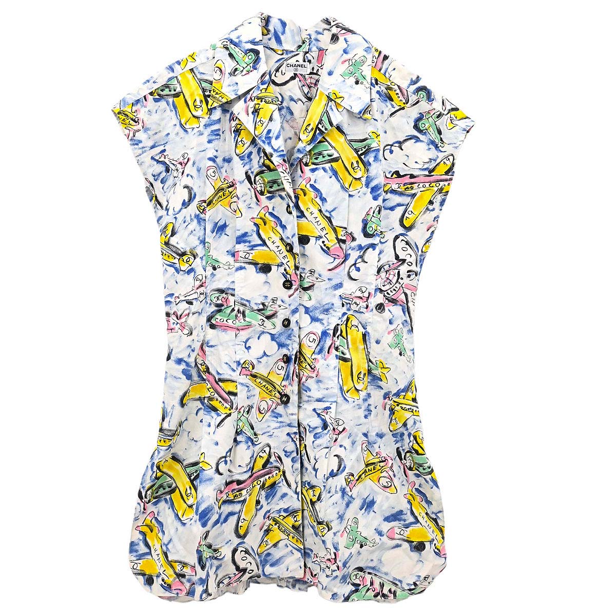 Chanel Plane Shirt Blue