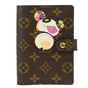 Louis Vuitton 2004 Monogram Panda Agenda PM Note Book Cover R20011 Small Good