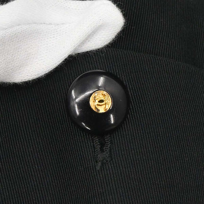 Chanel Double Breasted Long Sleeve Dress Black #40