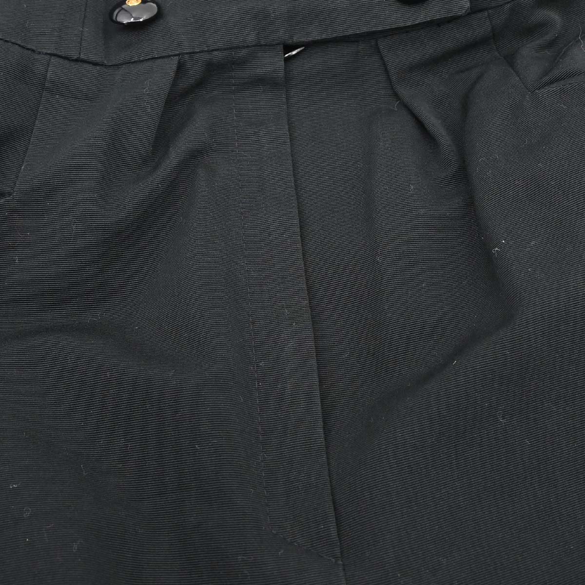Chanel Double Breasted Long Sleeve Dress Black #40