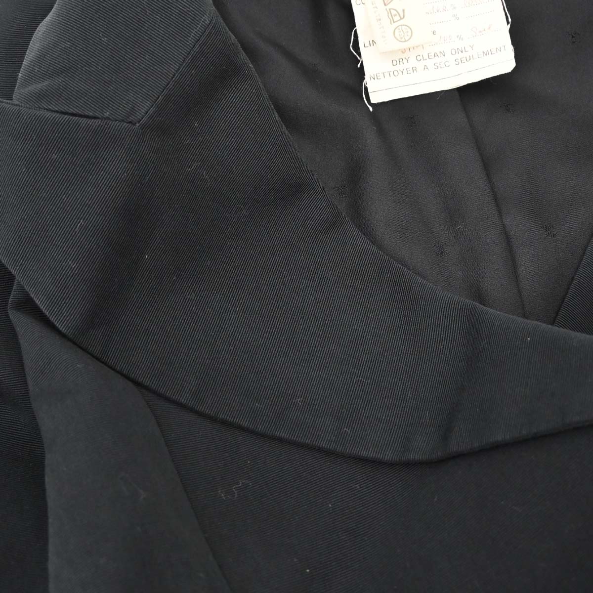Chanel Double Breasted Long Sleeve Dress Black #40