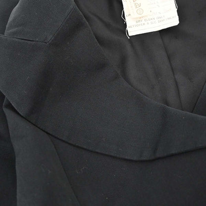 Chanel Double Breasted Long Sleeve Dress Black #40