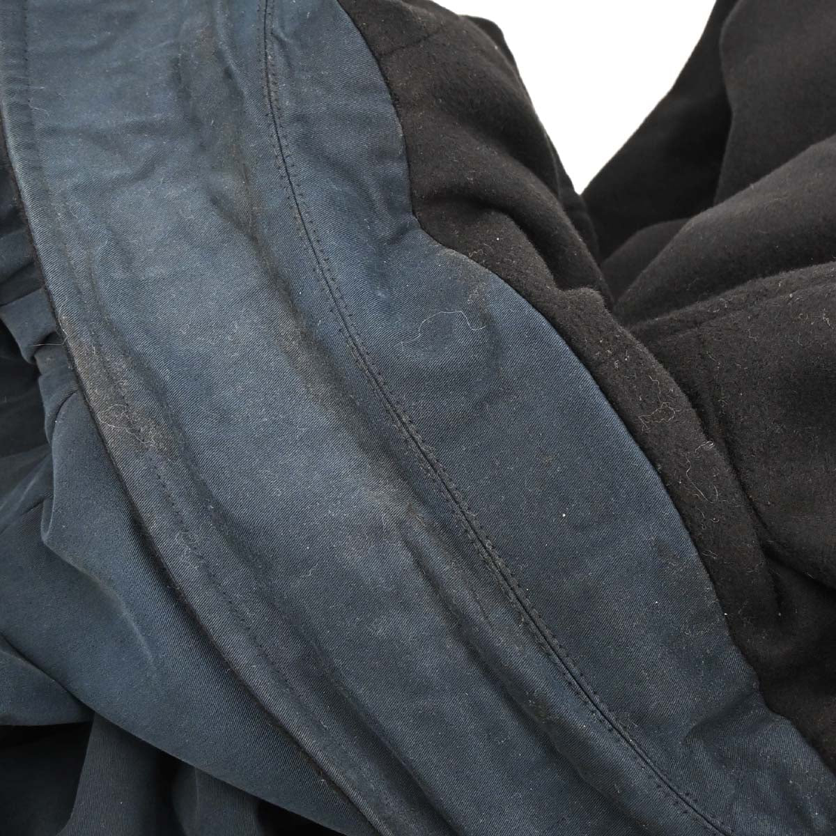 Gucci Reversible Long Sleeve Coat Black Blue