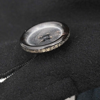 Gucci Reversible Long Sleeve Coat Black Blue