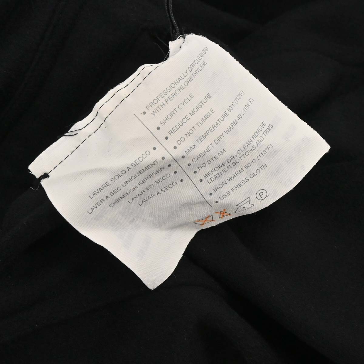 Gucci Reversible Long Sleeve Coat Black Blue