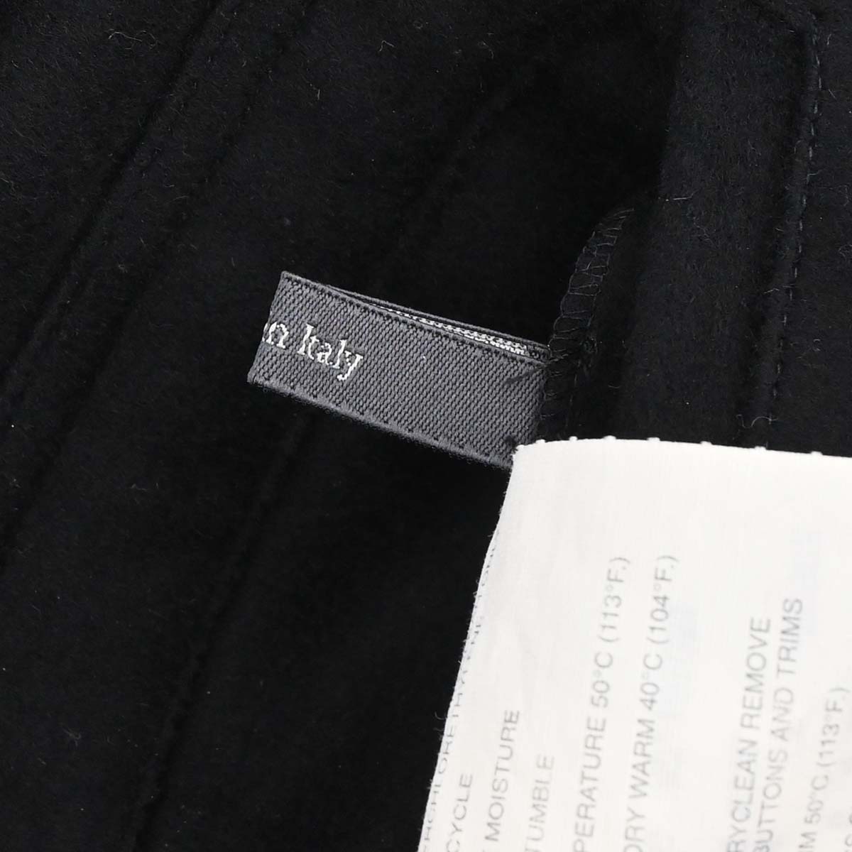 Gucci Reversible Long Sleeve Coat Black Blue