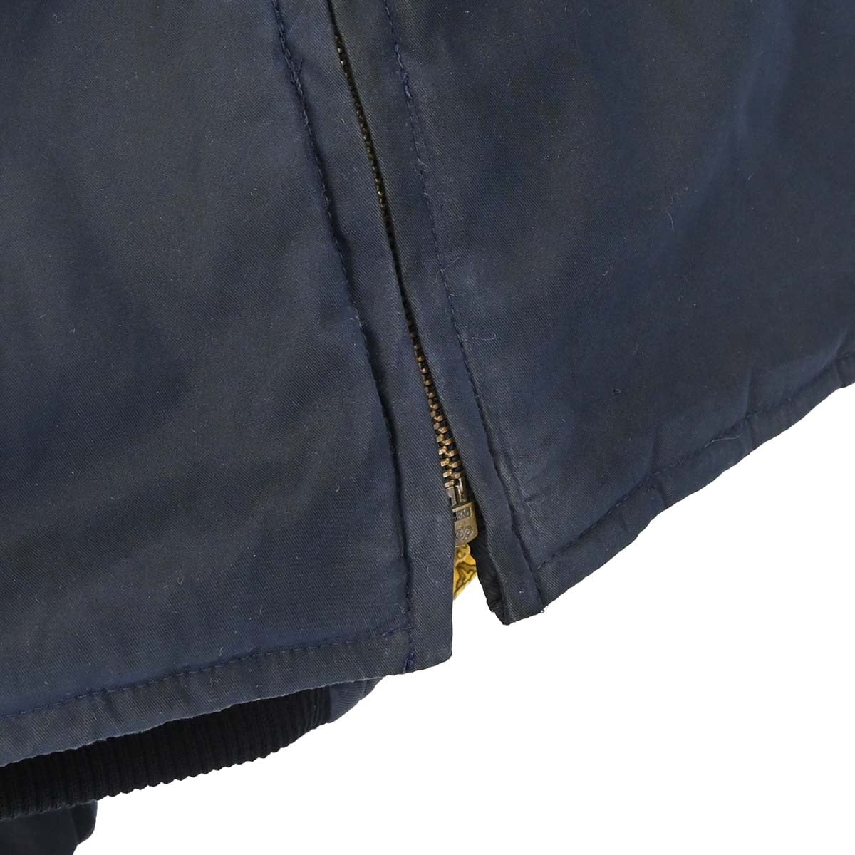 Hermes Zip-up Long Sleeve Reversible Bomber Jacket Navy Multicolor