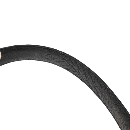 Celine * Black Ostrich Double Flap Handbag