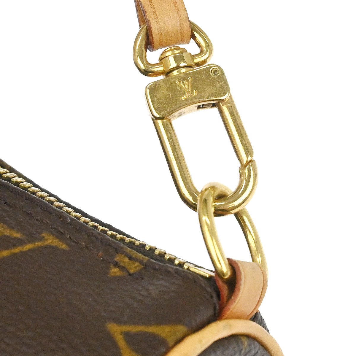 Louis Vuitton Monogram Papillon Attached Pouch Bag