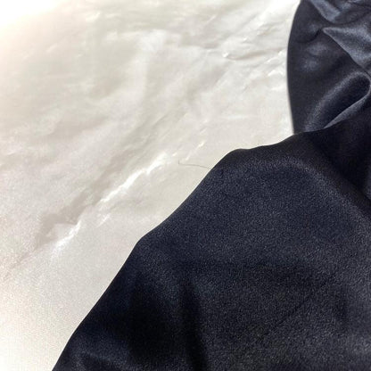 Chanel Ribbon Blouse Shirt Black 94A #36