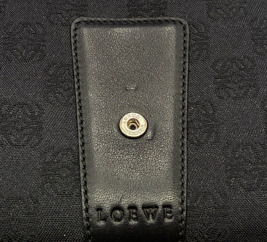 Loewe Black Canvas Wallet