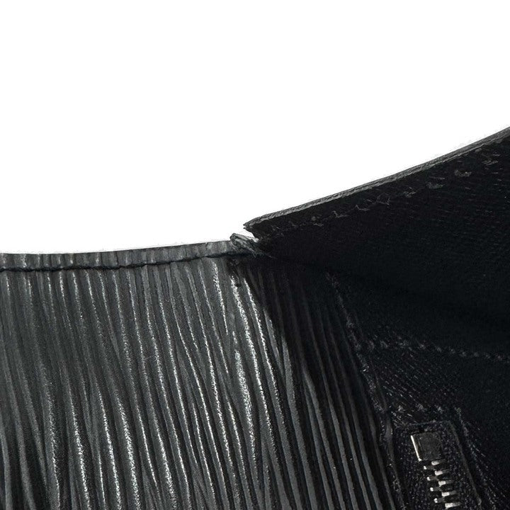 Louis Vuitton 2006 Black Epi Monceau 28 2way Handbag M52792