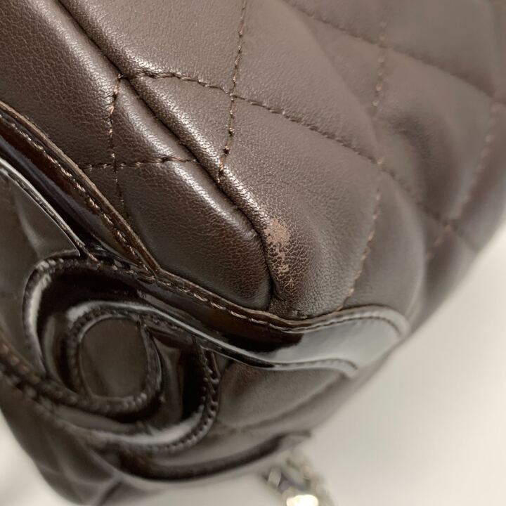 Chanel 2005-2006 Brown Calfskin Cambon Ligne Handbag