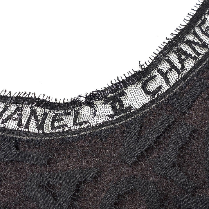 Chanel 1998秋季徽标式蕾丝连衣裙＃38