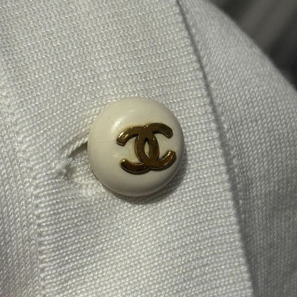 Chanel Cardigan White #42