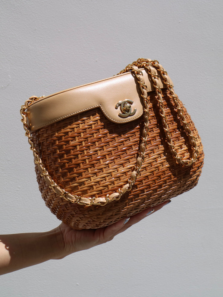 Chanel wicker bag Clearance