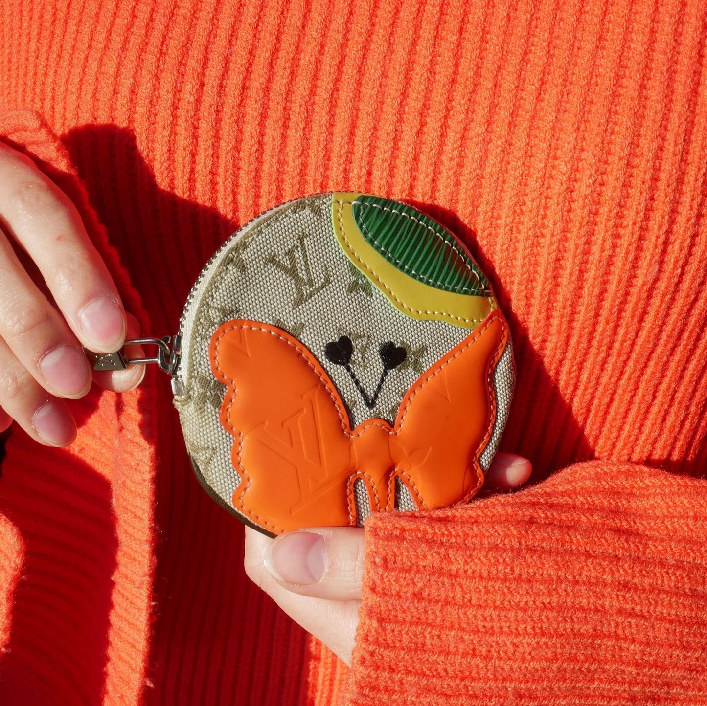 Louis Vuitton 2002 Porte Monnaie Rond Monogram Minogry M92461