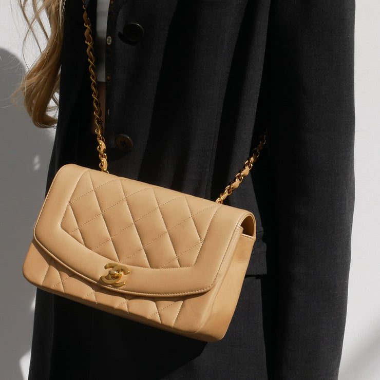 Beige diana chanel Clearance