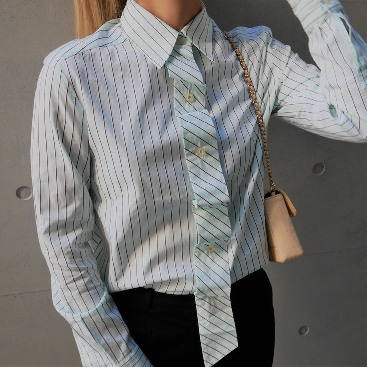 Chanel 2002 Striped Blouse＃36