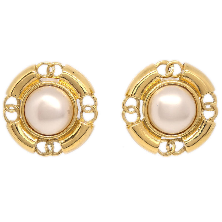 CHANEL 1994 Faux Pearl Earrings Clip-On – AMORE Vintage Tokyo