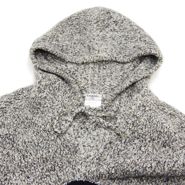 CHANEL 2007 CC penguin-motif knitted hoodie #52