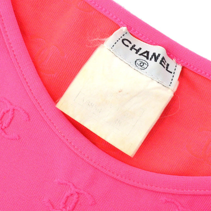 Chanel * Spring 1997 CC logo-embroidered cropped T-shirt #38