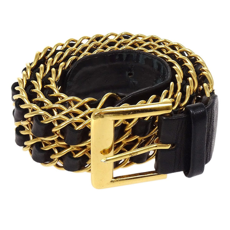 CHANEL Chain Black Gold Small Good – AMORE Vintage Tokyo