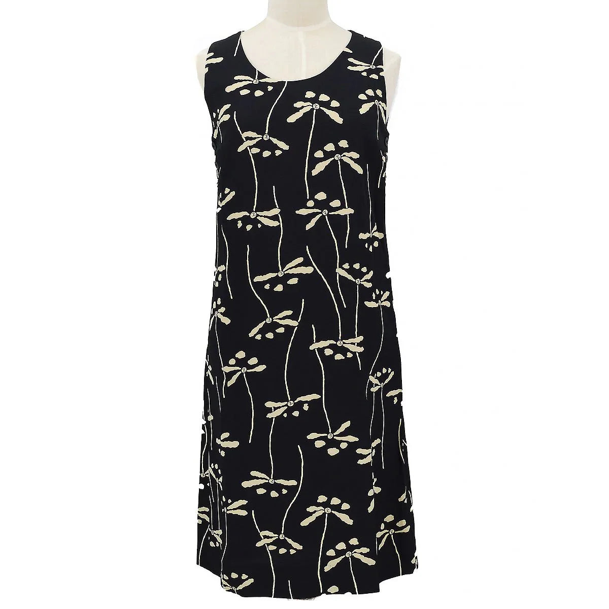 Chanel 1998花卉印刷连衣裙＃36