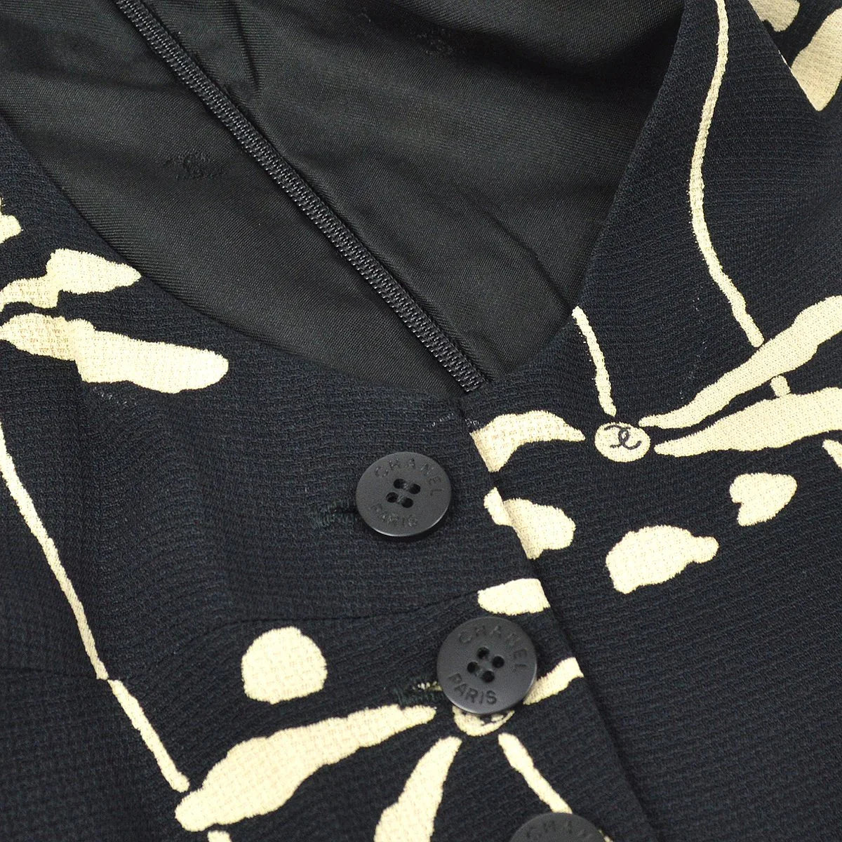 Chanel 1998花卉印刷连衣裙＃36