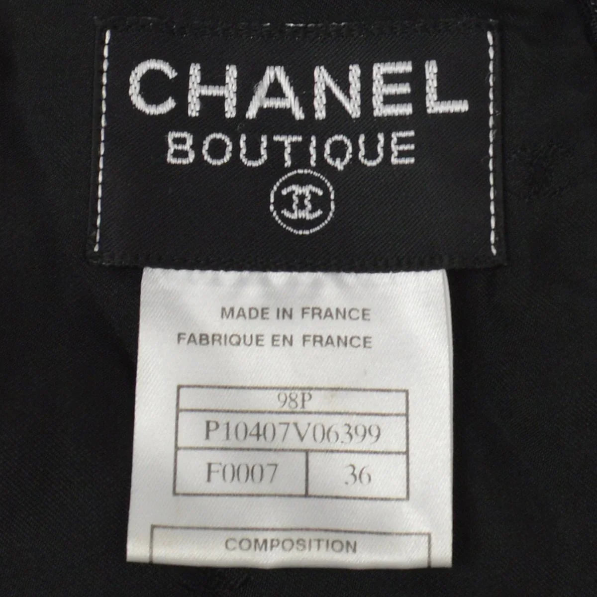 Chanel 1998花卉印刷连衣裙＃36