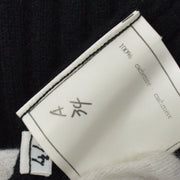 Chanel 1996ロゴパッチリブ付きカシミアジャンパー＃44