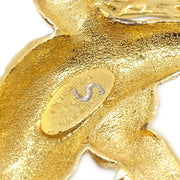 Chanel 1991 Chain Belt Lizard Charm Faux Pearl Gold