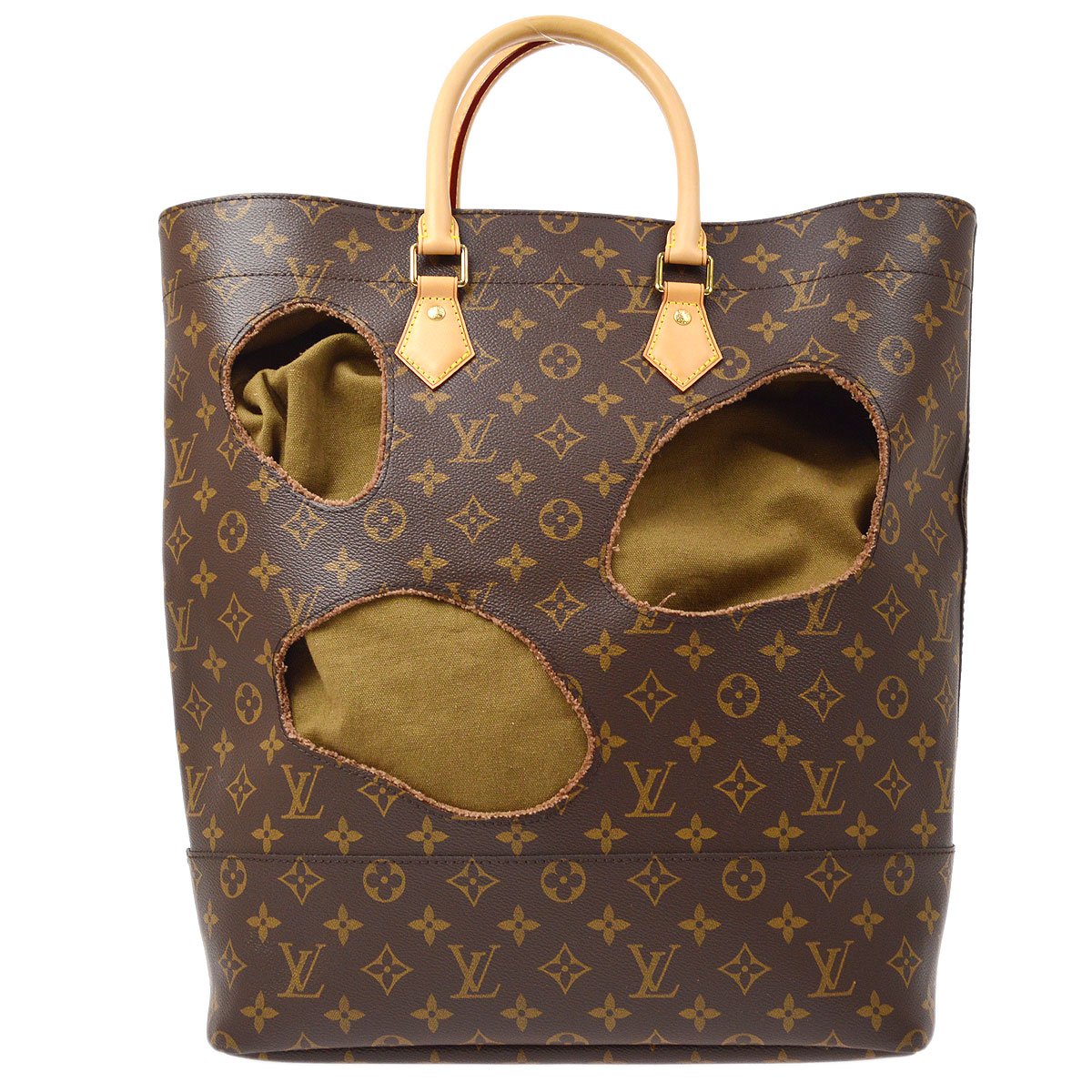 LOUIS VUITTON 2014 x Comme Des Garcons Bag with Holes M40279