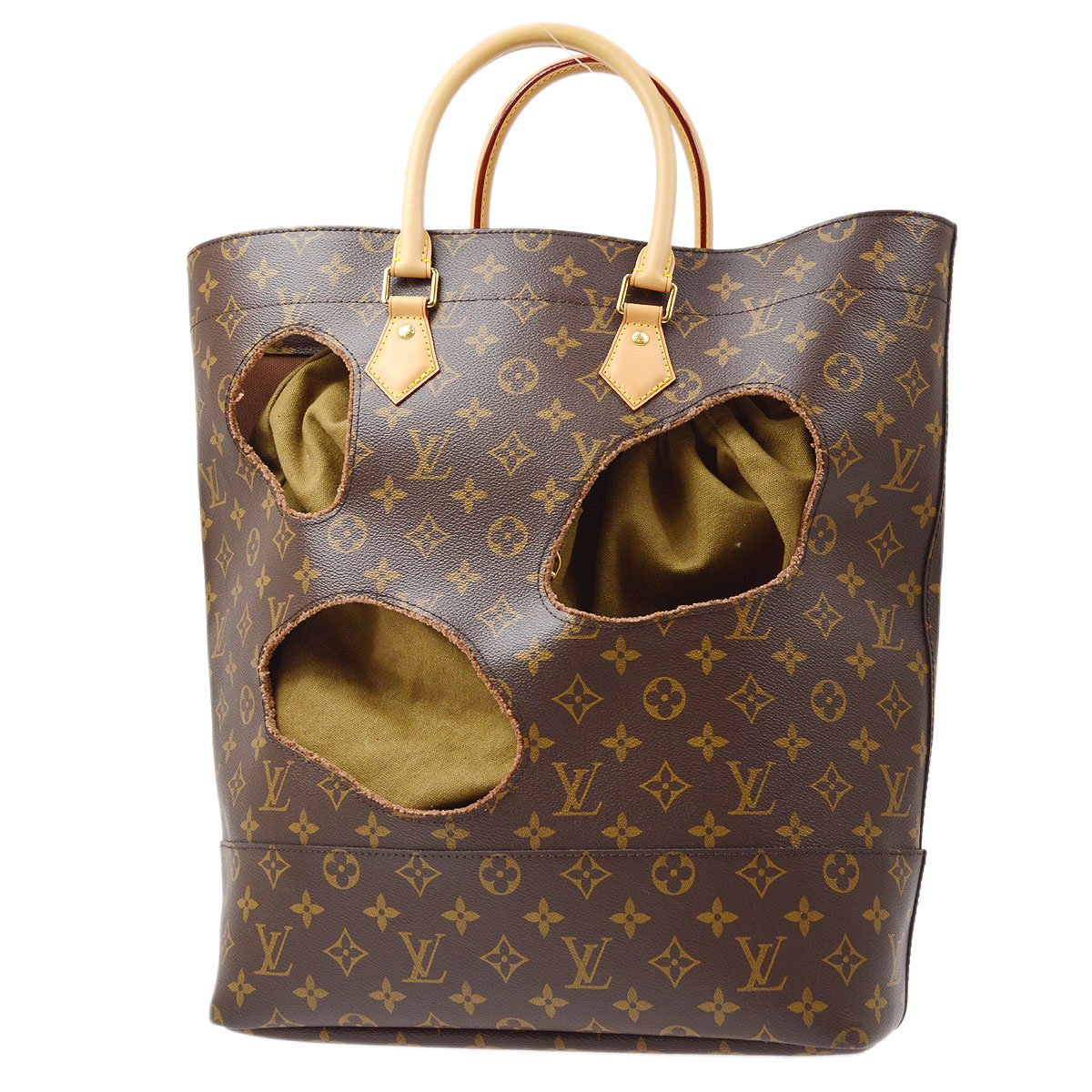LOUIS VUITTON 2014 x Comme Des Garcons Bag with Holes M40279