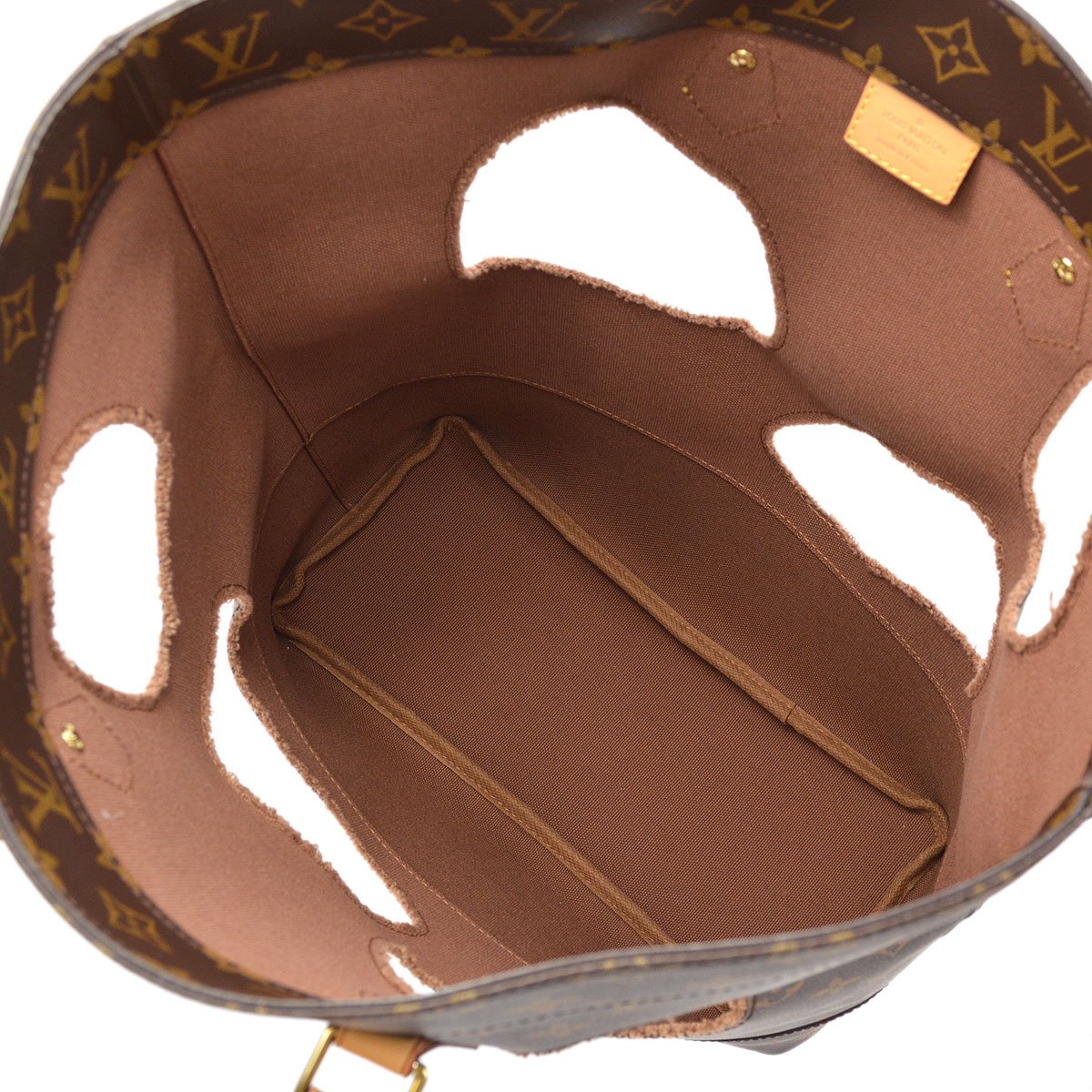 LOUIS VUITTON 2014 x Comme Des Garcons Bag with Holes M40279