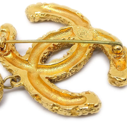 Chanel 1993 Florentine Filigree Tassel Brooch Small