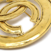 CHANEL Medallion Brooch Gold 94P