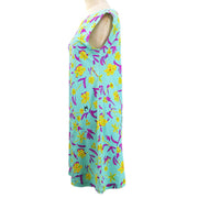 CHANEL 1997 Spring floral-print short dress #40