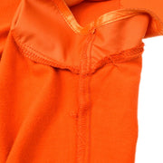 FENDI Logos Hooded Short Sleeve Tops T-shirt Orange #44