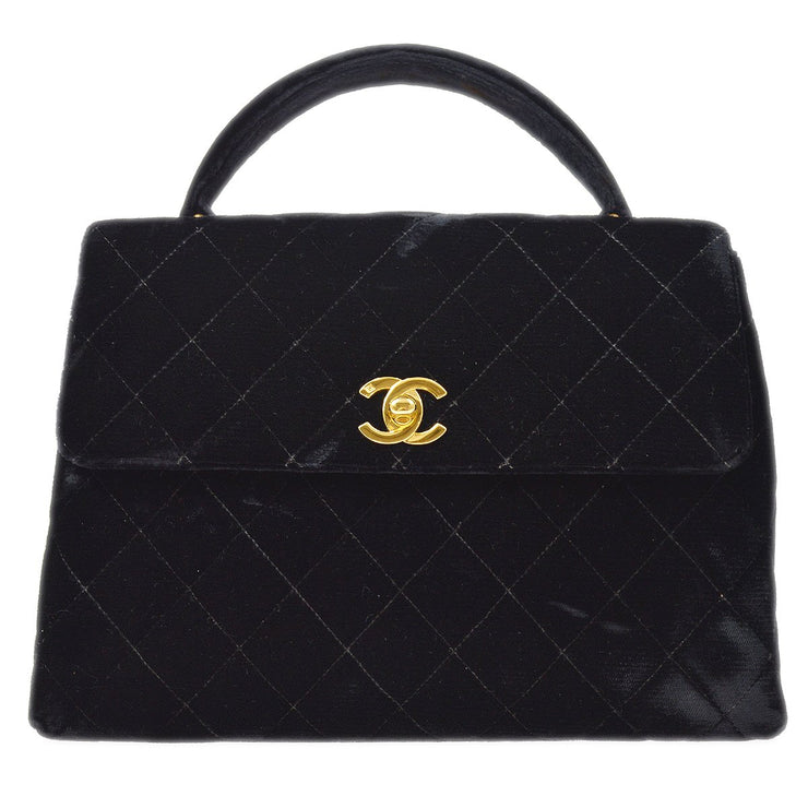 Chanel Black Quilted Lambskin Leather Small Kelly Flap Bag - Yoogi's Closet