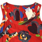 CHANEL 1992 Red Silk Top #36